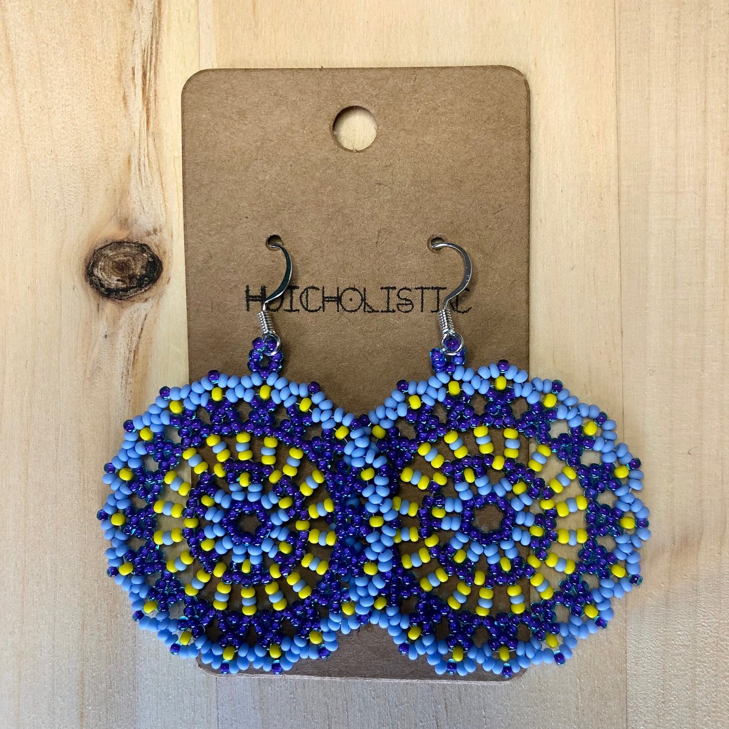 Periwinkle Mandala Earrings